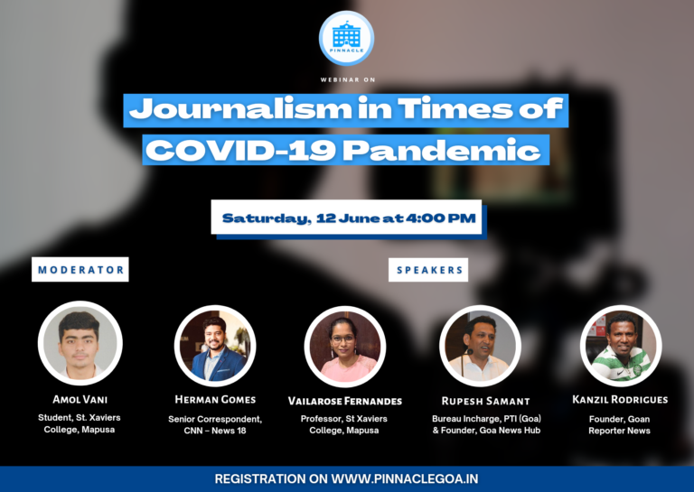 Journalists, academic to discuss COVID-19 Coverage for Pinnacle Webinar