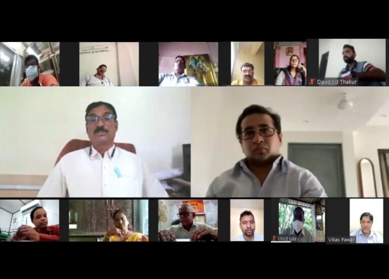 आदर्श सरपंच पद्मश्री पोपटराव पवार यांनी सिंधुदुर्गतील सरपंचांसमोर मांडले हिरवेबाजार कोरोना मुक्तीचे मांडले मॉडेल