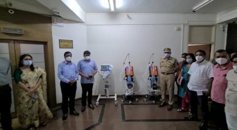 पर्यावरण मंत्र्यांकडून 10, डीपीसीतील 9 व्हेंटिलेटर्सचे पालकमंत्र्यांच्या हस्ते लोकार्पण