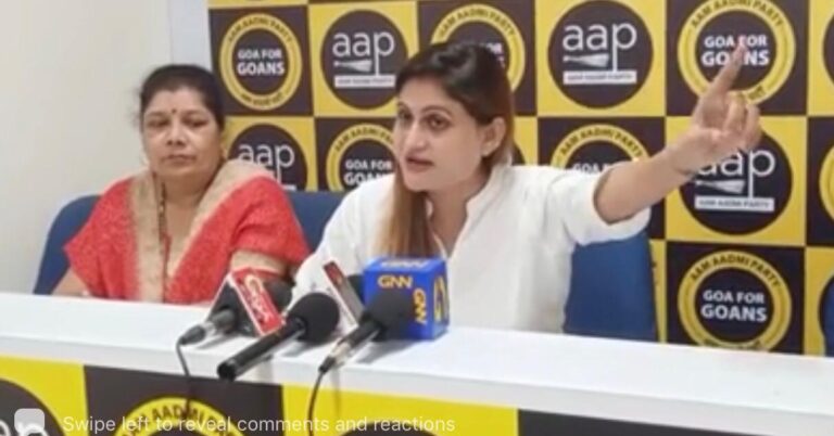 BJP Govt has trampled over Parrikar’s vision of social welfare schemes and affordable petrol for common man: Pratima Coutinho