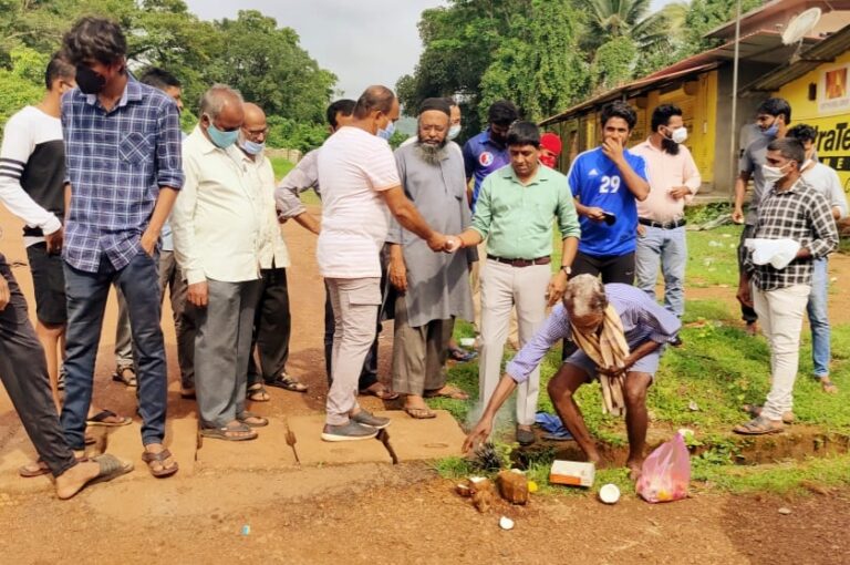 Ward No.2 Velus villagers will finally get footpath to walk  By Devendra Gaonkar