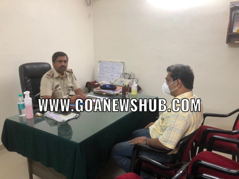 AAP Convener Rahul Mhambre questioned by Maina Curtorim police