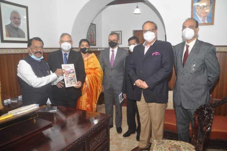 GCCI Executive committee calls upon Hon.Governor  H.E. Shri. P S Shreedharan Pillai