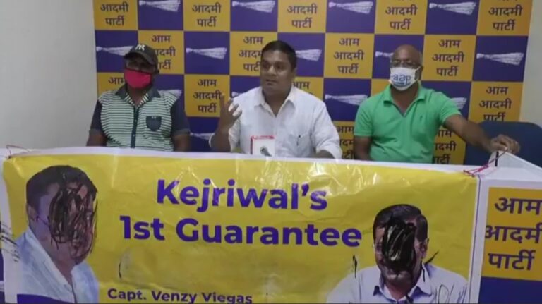 AAP condemns childish vandalization of their banners by Churchill Alemao’s goons in Varca Won’t be scared of Alemao in Benaulim, as residents support us