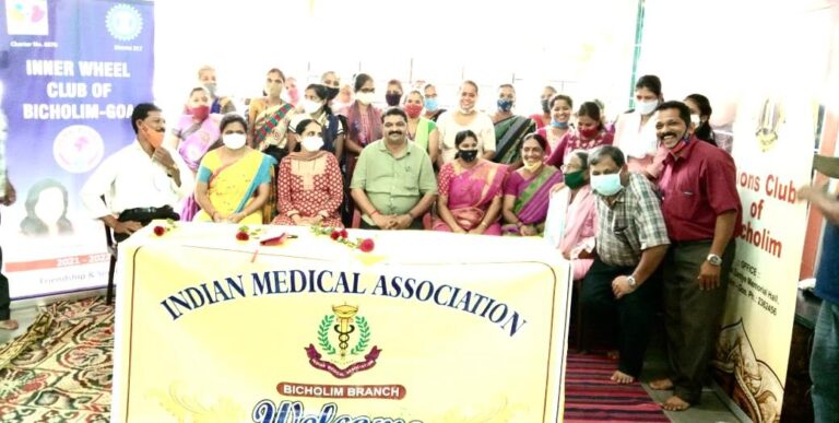 IMA Bicholim, Lions Club, Inner Wheel Club organize 4 th awareness program on Women’s Health