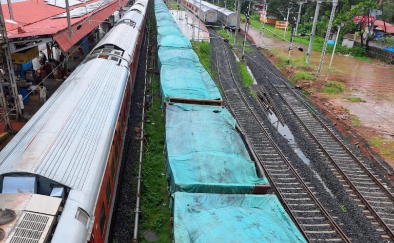 Coal transportation stops as SWR route witnesses landslide