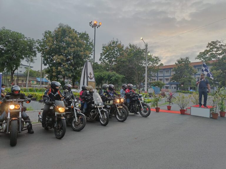 Motor Cycle Rally Flagged Off to commemorate _Azadi ka Amrit Mahotsav_ and Diamond Jubilee of Goa Liberation