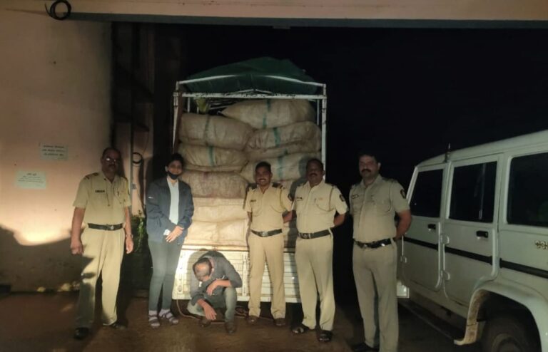 दोडामार्ग पोलिसांची मोठी कारवाई, पकडला लाखो रुपये किमंतिचा गुटखा