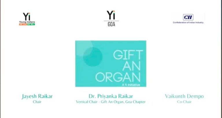 On world organ donation day ‘Gift an Organ’, Goa Chapter to hold a webinar