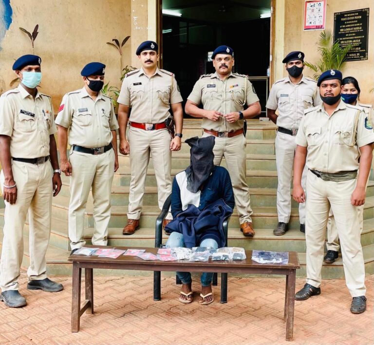 Pernem police arrest shop burglar from Kerala.