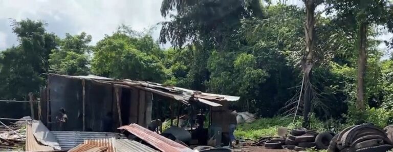 After RG complaints illegal scrapyard razed down