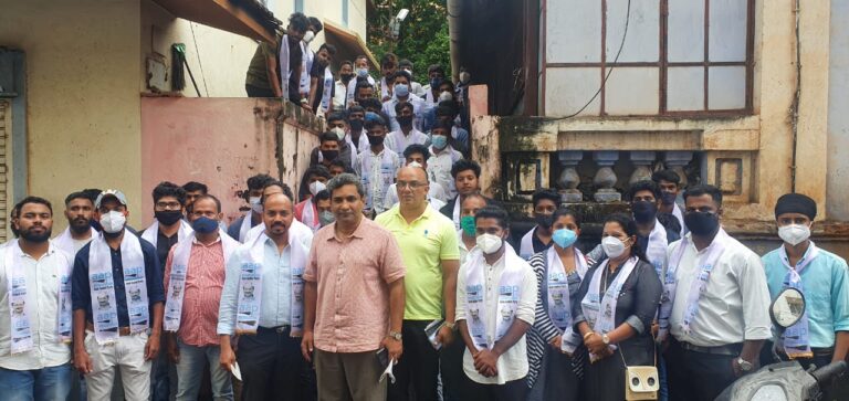Panch Member from Loliem-Polem, Anoop Kudtarkar joins AAP with his supporters