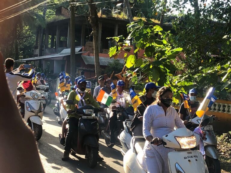 AAP launches Rozgar Yatra! Takes huge meetings on Kejriwal’s Job Guarantee in Navelim