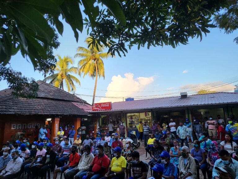 AAP takes out Mega Rozgaar Yatra in Velim, residents joined in large numbers