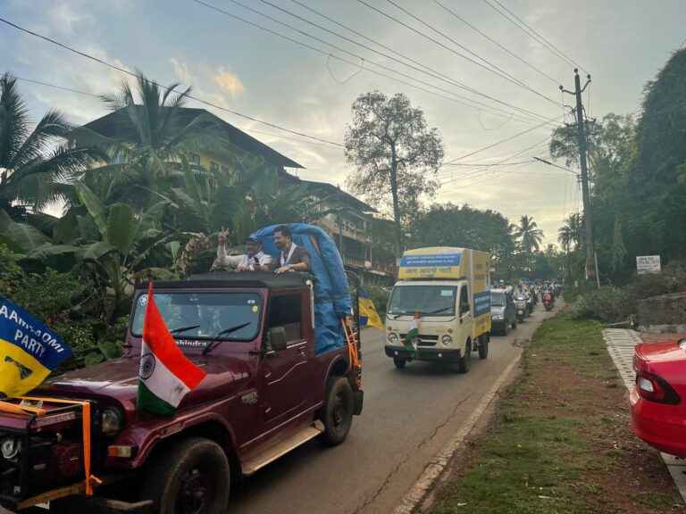 AAP ROZGAAR YATRA Reaches Shiroda & Mandrem