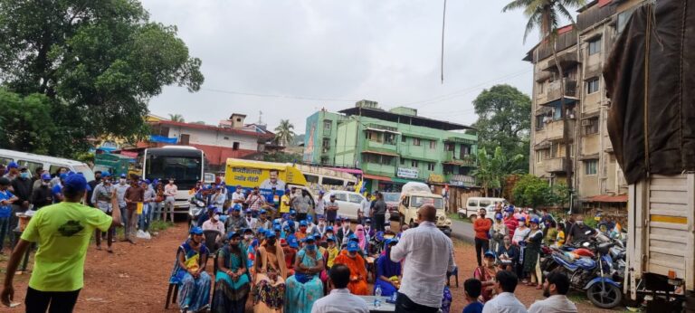Aam Aadmi Party organizes massive Rozgar Yatras at Margao & Fatorda