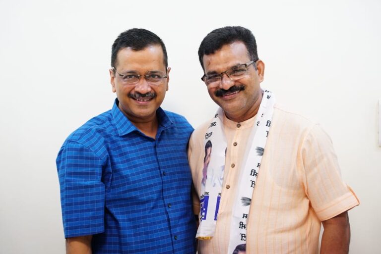 Former BJP leader Ganpat Gaonkar joins Aam Aadmi Party
