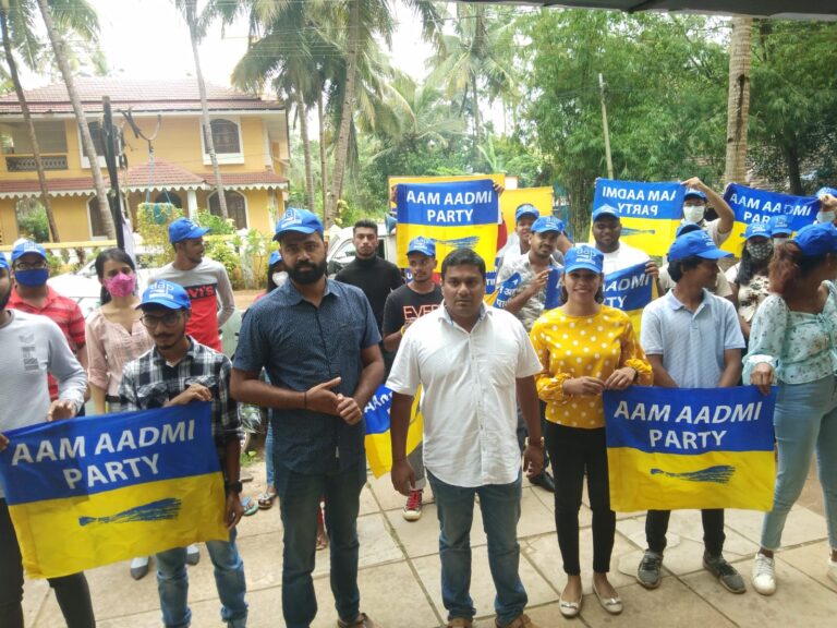 AAP announced its youth wing in the Benaulim constituency