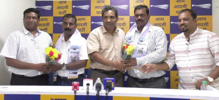 Sitting ZP and prominent ST Leader Dominic Gaonkar from Raia joins AAP