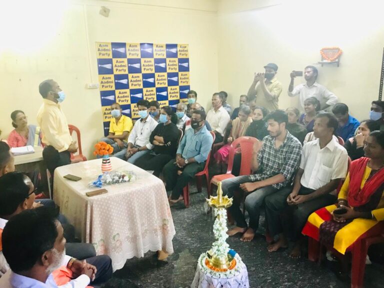 AAP unveils new office in Pernem