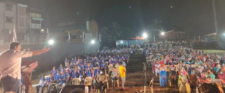 Goa Forward and Congress will protect interest of Mull Goemkars: Sardesai  400 ST Youth from Fatorda join GFP