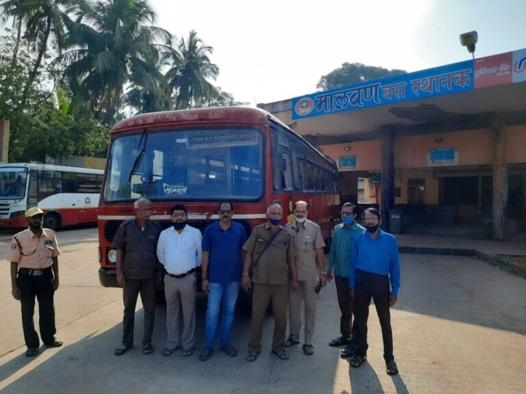 मालवण आगारातील ३ कर्मचारी कामावर ; पहिली बस ओरोसला रवाना
