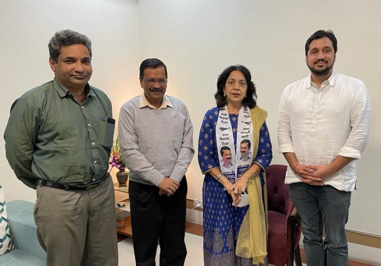 Alina Saldanha joins AAP 