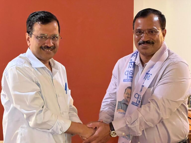 Ex- Nuvem Sarpanch Pausilipo Eutico Estevao Dourado joins AAP