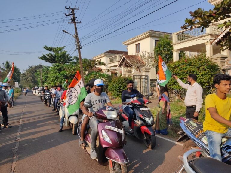 Goa TMC holds bike rally at Porvorim 