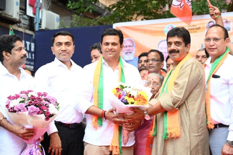 Former GFP MLA Jayesh Salgaonkar joins BJP