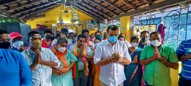 Rohan Khaunte begins his campaigning in Porvorim constituency on Friday