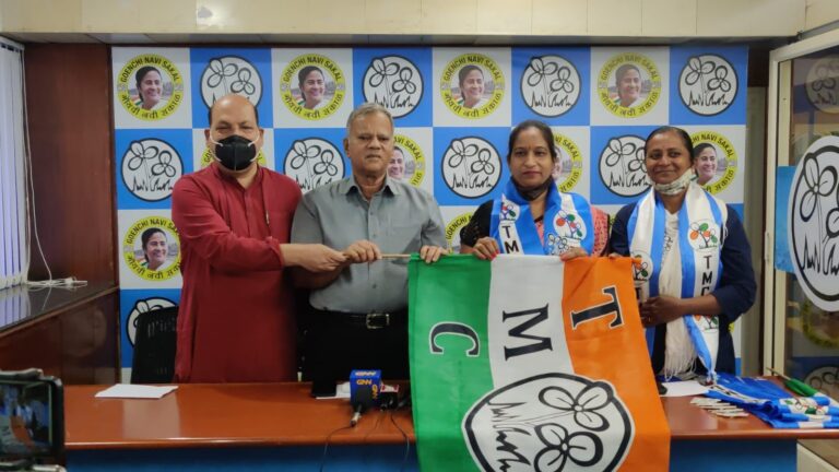 Firebrand woman leader and former Congress Chairperson of Cuncolim Municipal Council Anjela Luis joins Goa TMC