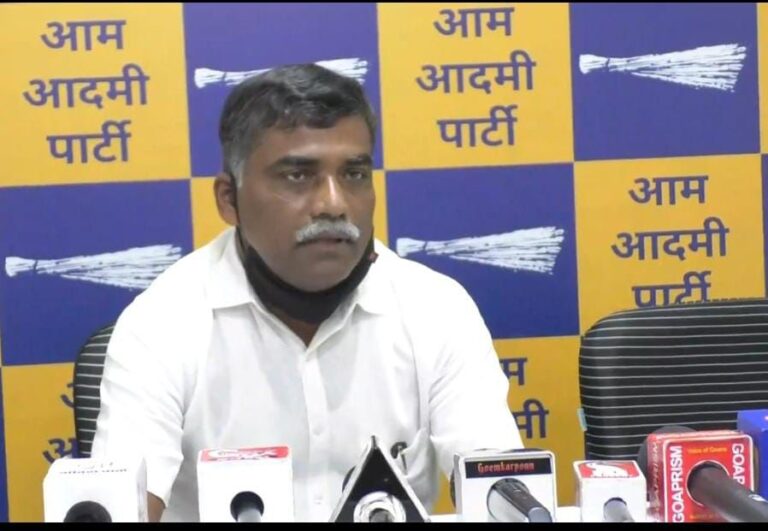 Ramrao Wagh criticises the incumbent legislator Francis Silveira for not taking up development work
