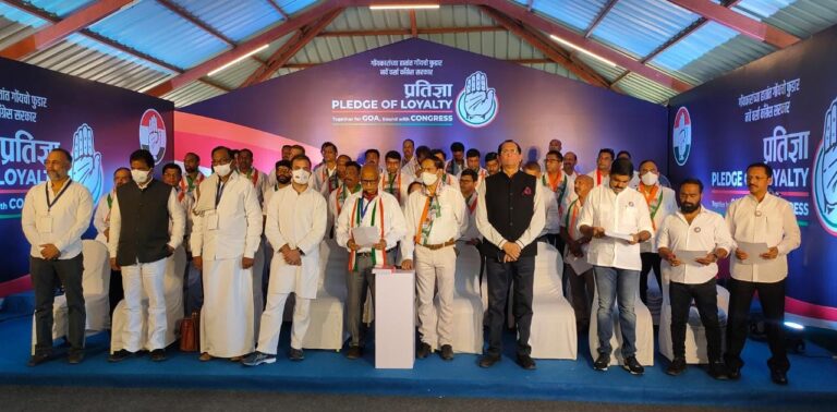 Congress candidates in Goa swears affidavit to pledge loyalty towards party