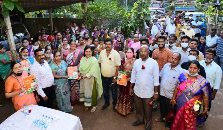For progress and betterment of the state, elect BJP. Said BJP Poirem Candidate Dr. Deviya Rane