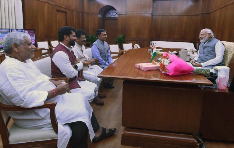 Goa BJP leaders meet PM in New Delhi