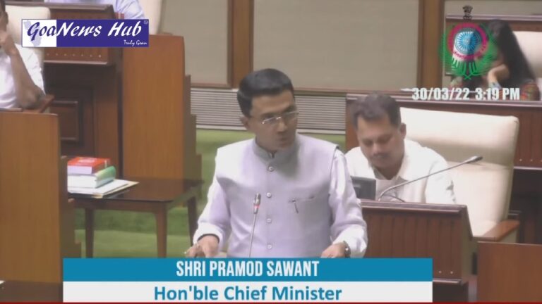 Goa CM presents budgets with no extra taxes, GDP growth at 7.07 per cent