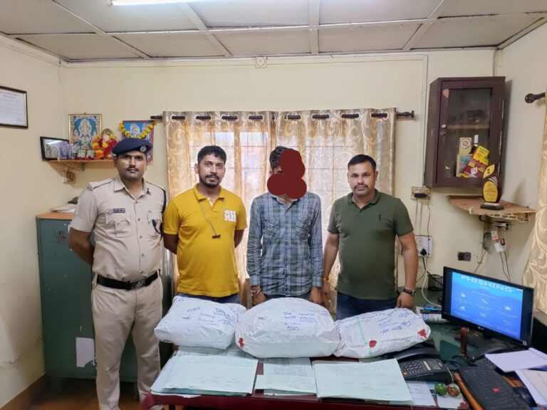 RPF, Madgaon and NCB, Goa arrest one person in possession of 4.3 kgs of ganja and 2 pistols with 18 live rounds at Madgaon Station