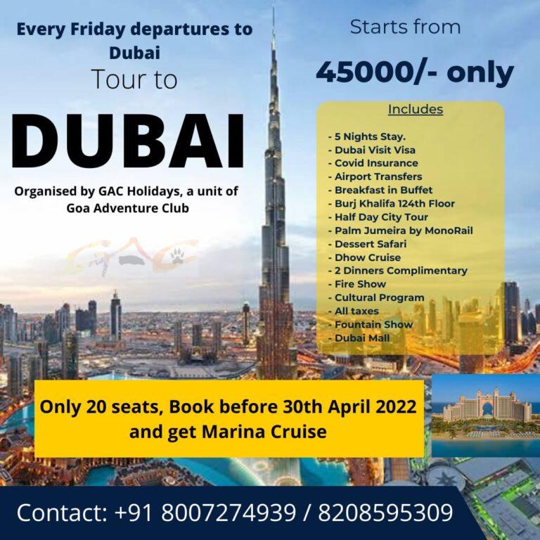 Dubai luxury packages in high demand from Goa