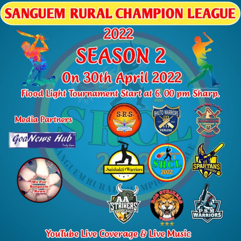 Sanguem Rural Champions League (SRCL) 2022