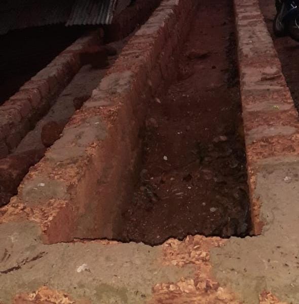 Ganesh Visarjan platform at Nhavshi, Bambolim is yet to be completed