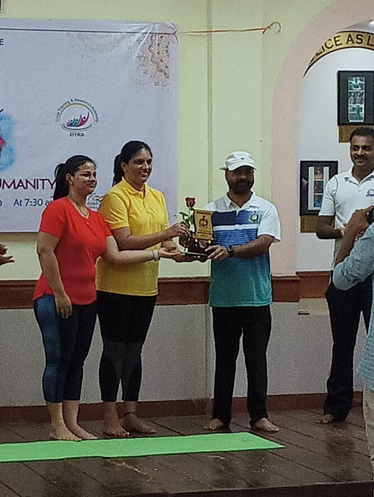 Goa police observe International Yoga Day