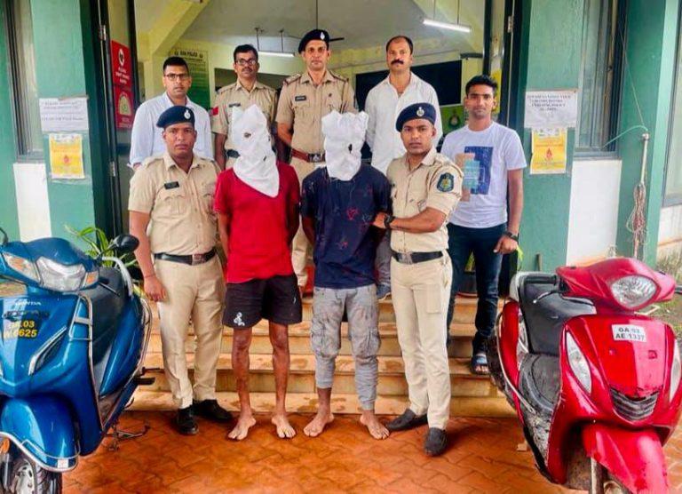 02 Kerala Natives arrested for stealing bike.