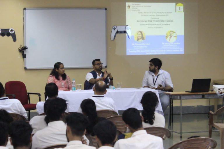 AITD Assagao conducts interaction on ‘decoding the IT Industry in Goa – From Internships to Placements’