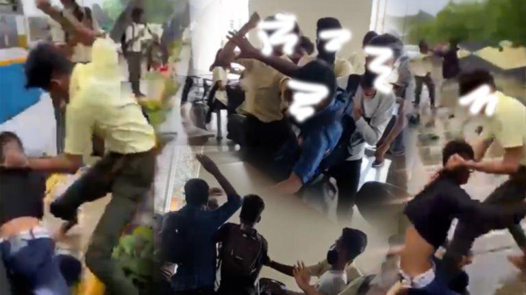 Gang fight at a reputed educational institute at Cujira, Bambolim, videos go viral