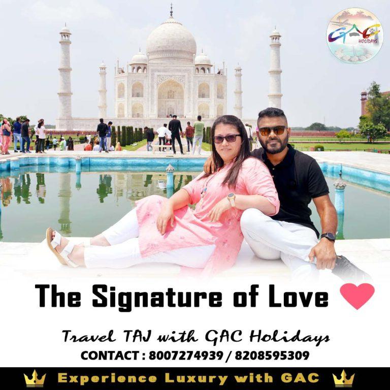 Best Taj Mahal packages by GAC Holidays