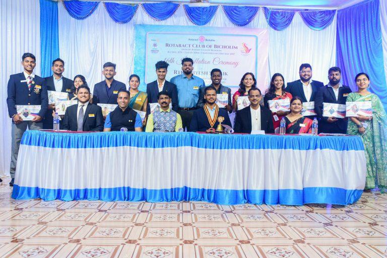 Sriyesh Naik is new President of Rotaract Club of Bicholim