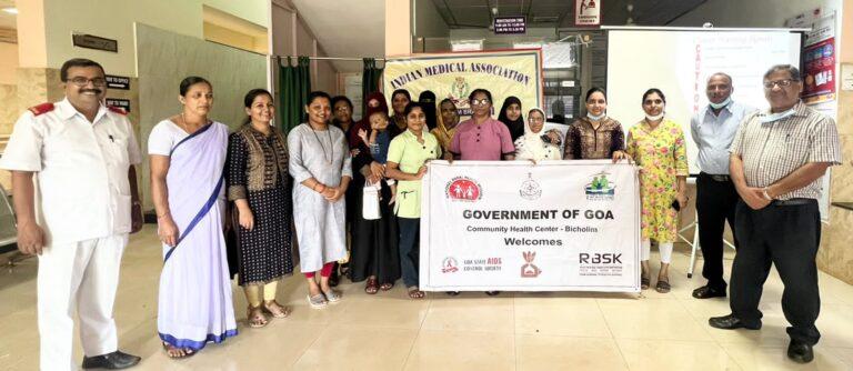 IMA, Goa Cancer Society, CHC Bicholim conducted Breast Cancer screening camp