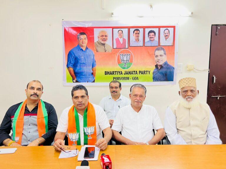 BJP Porvorim organised events on the occasion of Azadi Ka Amrut Mahotsav