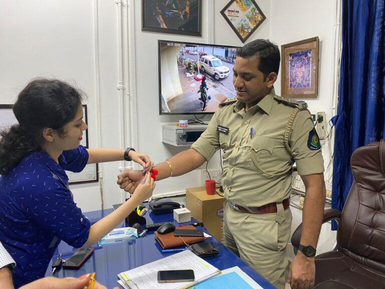 Rotaract Club of Panjim celebrates Raksha Bandhan in a patriotic way